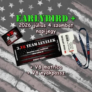 3.V8 Team Levelek Early + 2026.07.04.szombat