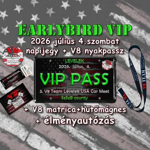 3.V8 Team Levelek Early VIP 2026.07.04.szombat