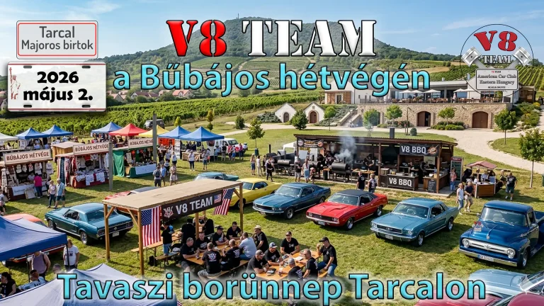 V8 Team a Bűbájoson, Tavaszi borünnep Tarcalon.