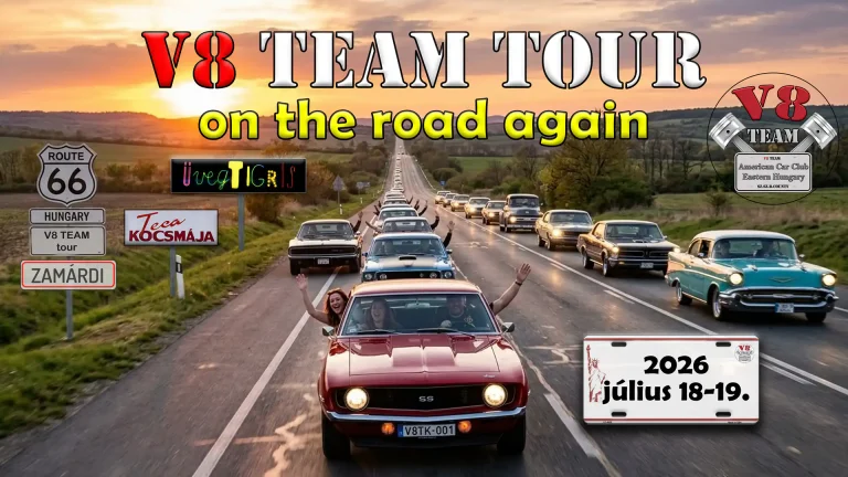 Summer cruise by V8 Team 2026.08.18.-19.