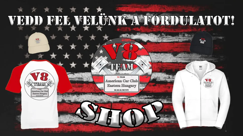 V8 Team official termékek