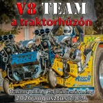 V8 Team a traktorhúzón. Tractor Pulling Hajdúböszörmény.